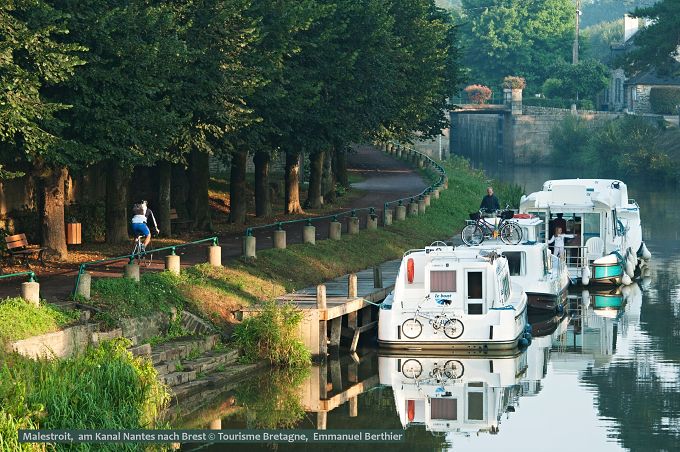 Frankreich, Bretagne, der Canal Nantes - Brest bei Malestroit © Emmanuel Berthier, Atout France