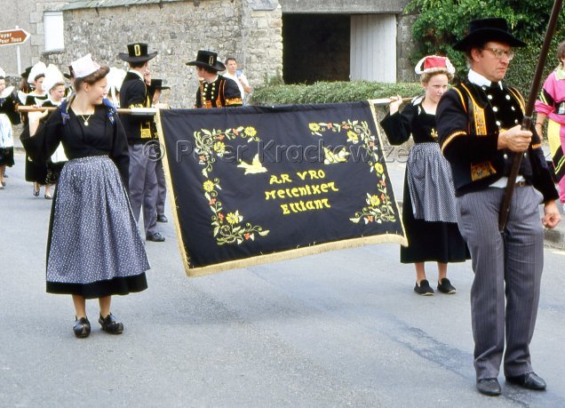 Frankreich, Bretagne, eines der vielen Volksfeste der Bretonen, hier eines in Cléder