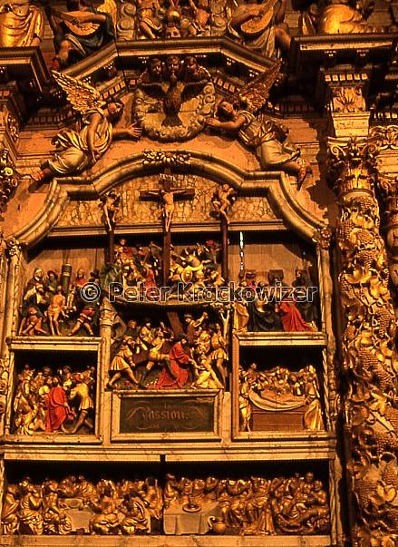 Frankreich, Bretagne, Lampaul-Guimiliau: Detail
