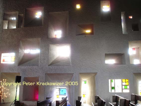 Frankreich, Ronchamps, von Le Corbusier erbaute Kapelle Notre Dame du Haut