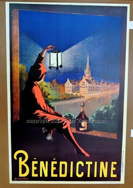 Frankreich, Normandie, Fecamp, Palais Benedictine, Werbung im Wandel der Zeit