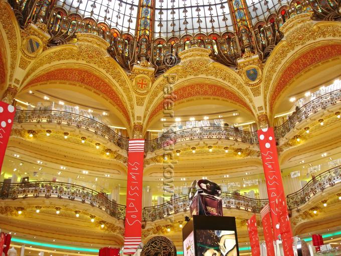 Frankreich, Paris, die Kuppel der Galeries Lafayette
