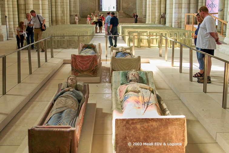 Frankreich, eine Pietà in der Abtei Fontevraud, Loire Tal