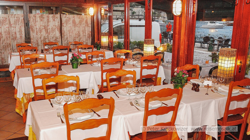 Frankreich, Restaurant La Mère Germaine, Villefranche-sur-Mer, Riviera Côte d'Azur