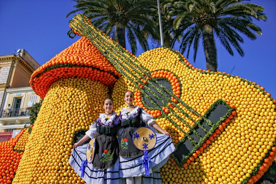 Frankreich, das Zitronenfest von Menton. Bildquelle:© Office de tourisme de Menton www.menton-riviera-merveilles.de