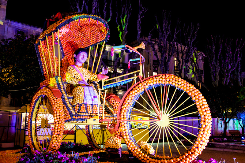 Frankreich, das Zitronenfest von Menton. Bildquelle:© Office de tourisme de Menton www.menton-riviera-merveilles.de