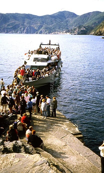 Italien, Liguria, Ligurien, im Hafen von Monterosso