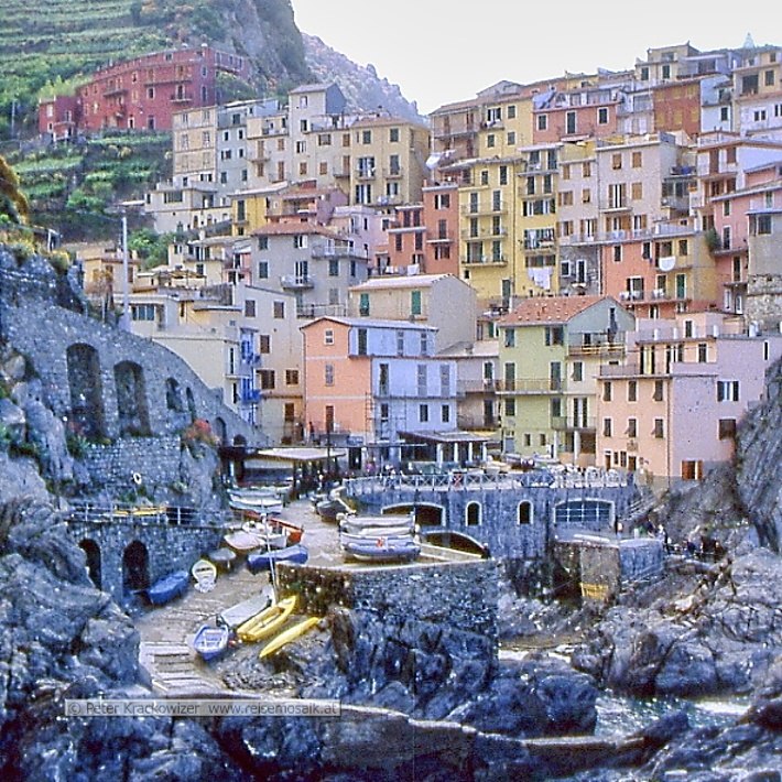 Italien, Liguria, Ligurien, Riomaggiore in den Cinque Terre