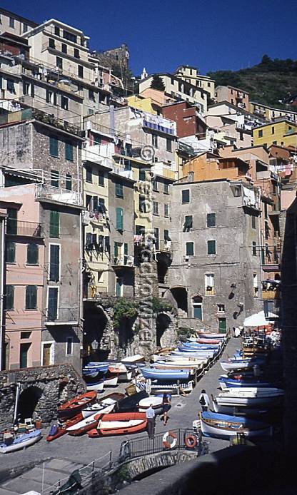 Italien, Liguria, Ligurien, Riomaggiore in den Cinque Terre