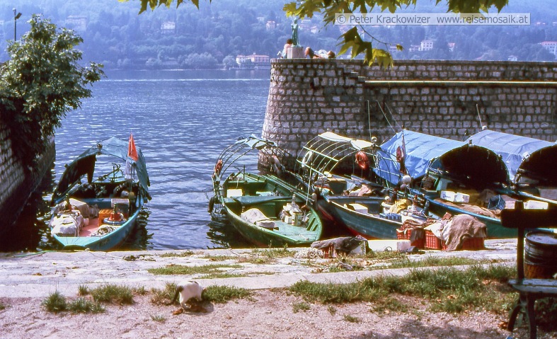 Italien, Piemont, auf der Fischerinsel im Lago Maggiore um 1990