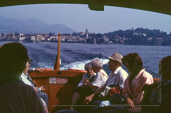 Italien, Piemont, Lago Maggiore, arrivederci Verbania! Wir fahren zur Fischerinsel (vor 1990)