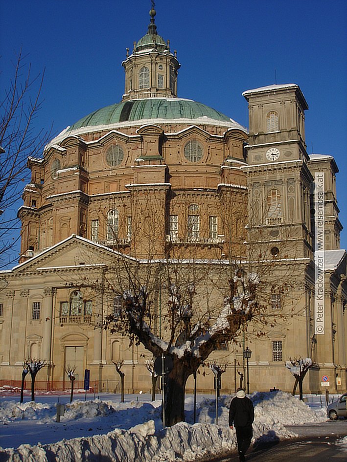Italien, Piemont, Santuario di Vicoforte - die Basilika von Vicoforte