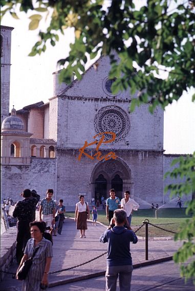 Italien, Umbrien, die Kirche des Hl. Franziskus in Assisi