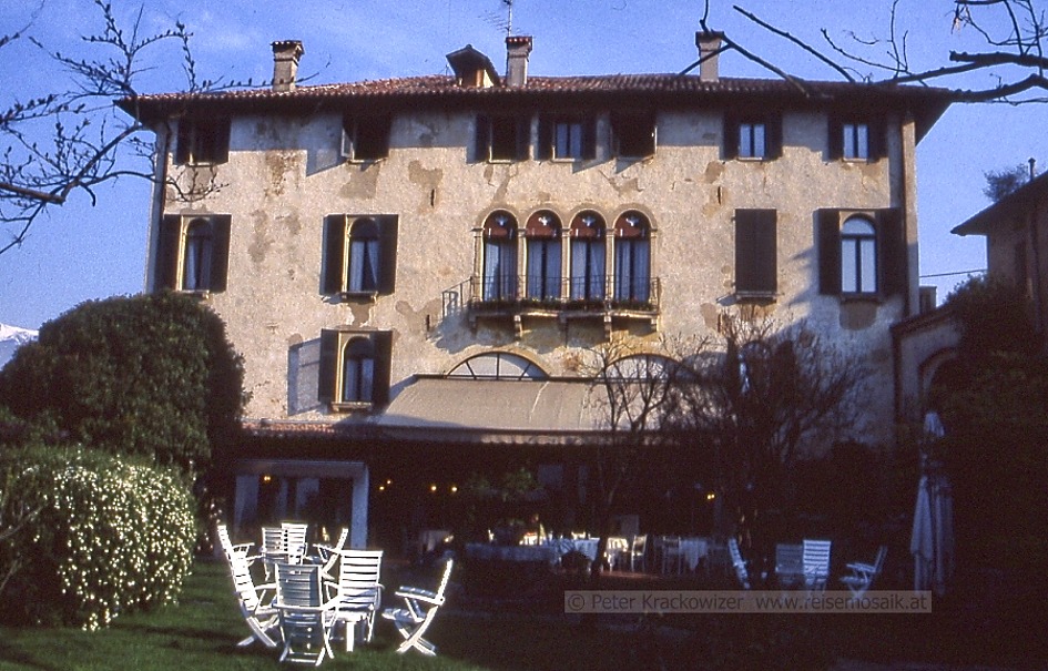Italien, Veneto, Venezien, Asolo, Blick aus dem Garten des Hotels Villa Cipriani