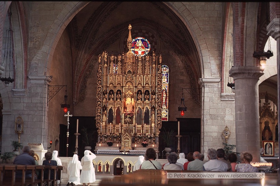 Italien, Veneto, Venezien, Abtei von Follina, Kircheninnere