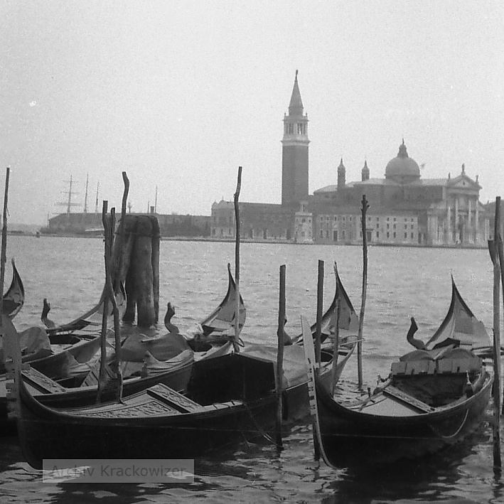 Italien, Veneto, Venezien, Venedig schwarz weiss Aufnahme