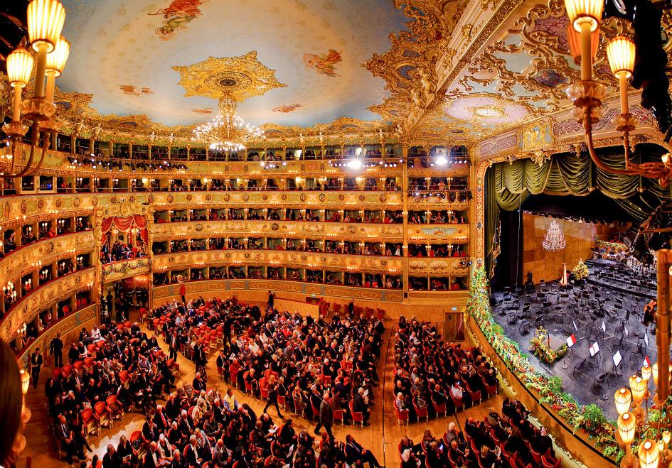 Im Teatro La Fenice in Venedig.