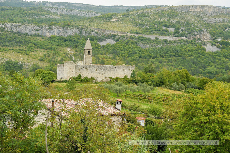 Slowenien, UNESCO-Welterbe-Kirche in Hrastovlje, Fresko Totentanz