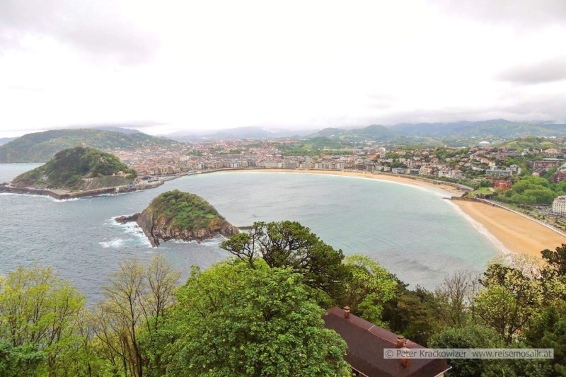 San Sebastián vom Monte Igueldo aus