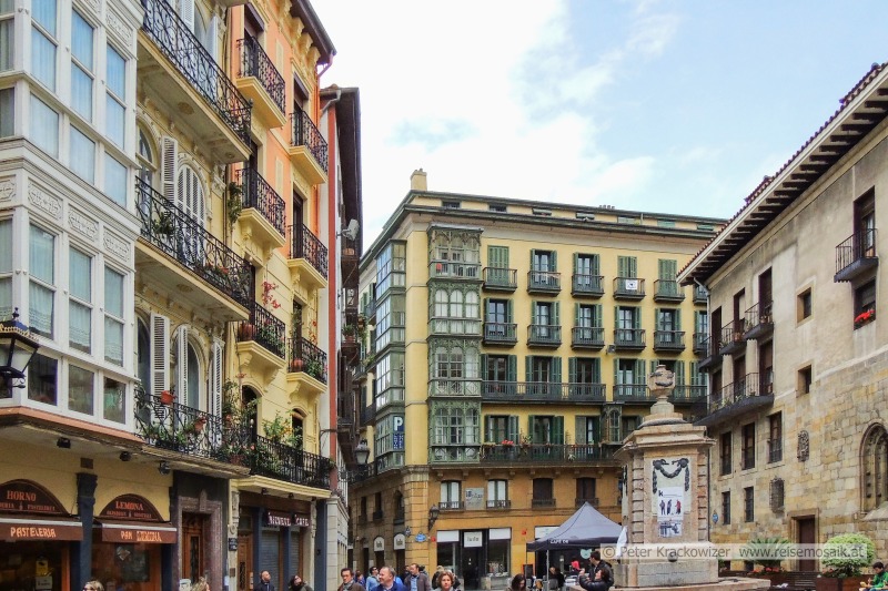 Baskenland, in der Altstadt von Bilbao