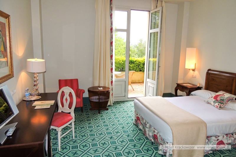 Baskenland, ein Zimmer im Hotel Palacio Urgoiti